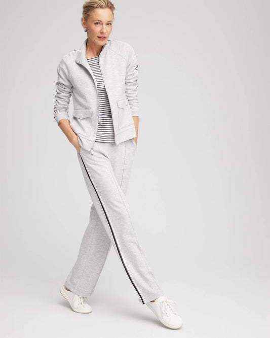 Zenergy® Double-Knit Lattice Trim Pants - US 1336