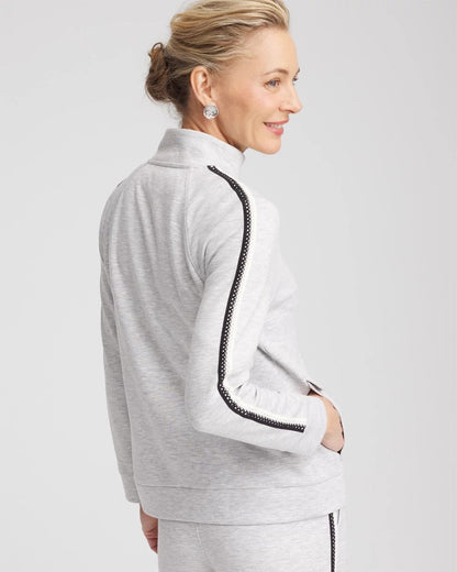 Zenergy® Double-Knit Lattice Trim Jacket - US 5589