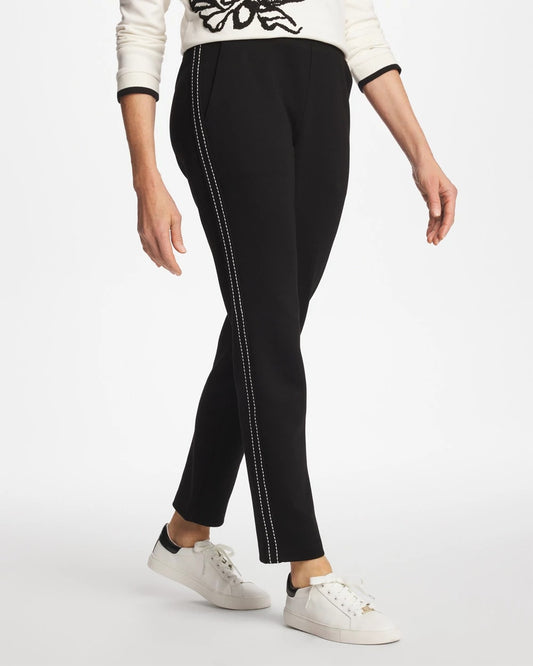 Zenergy® Double-Knit Pick Stitch Ankle Pants - US 2265