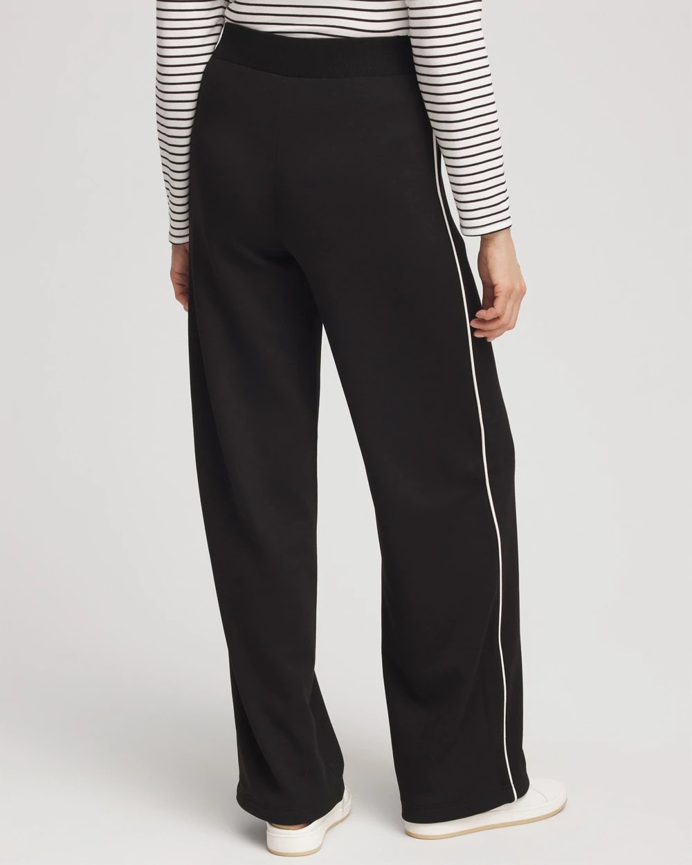 Zenergy® Double-Knit Striped Wide Leg Pants - US 6707