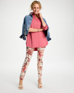 Printed Brigitte™ Slim Pull-On Ankle Pants - US 9310