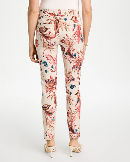 Printed Brigitte™ Slim Pull-On Ankle Pants - US 9310