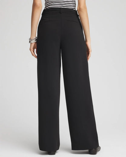 Crepe Pleated Relaxed Pants - US 4530