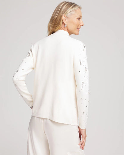 Embellished Long-sleeve Cardigan - US 3760