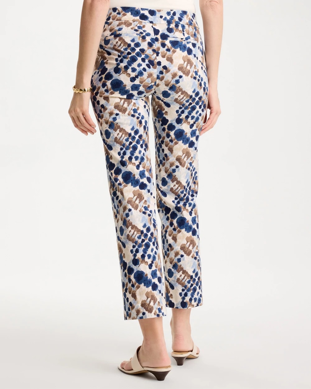 Printed Brigitte™ Straight Crop Pant - US 0516