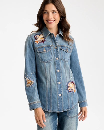 Embellished Denim Jacket - US 2950