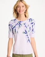 Ella Short-Sleeve Orchid Sweater - US 4196
