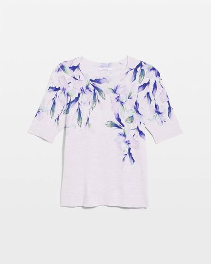 Ella Short-Sleeve Orchid Sweater - US 4196