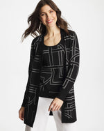 Ella Graphic Cardigan - US 0365