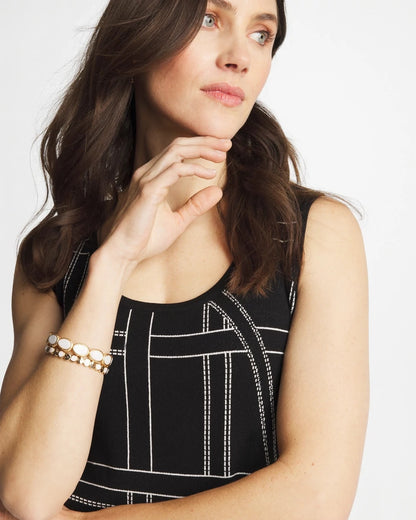 Ella Graphic Scoopneck Tank - US 2181