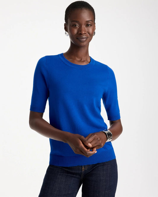 Ella Short-Sleeve Sweater - US 3717