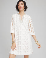 Eyelet Embellished Dress - US 0533