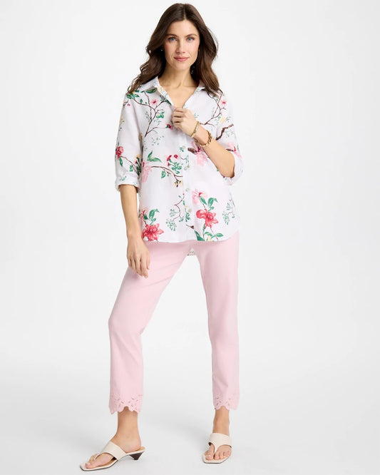 Embroidered Brigitte™ Slim Crop Pant - US 5387
