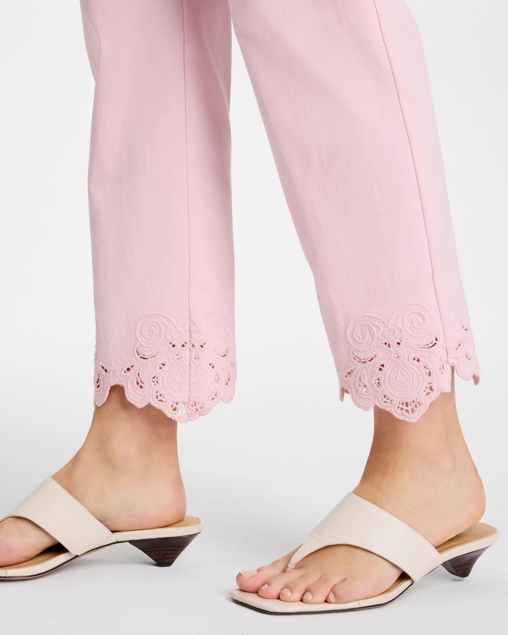 Embroidered Brigitte™ Slim Crop Pant - US 5387