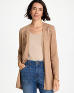 Floral Embroidered Cardigan - US 0462