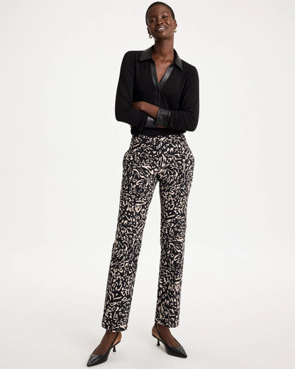 Floral Brigitte™ Straight Crop Pants - US 3664