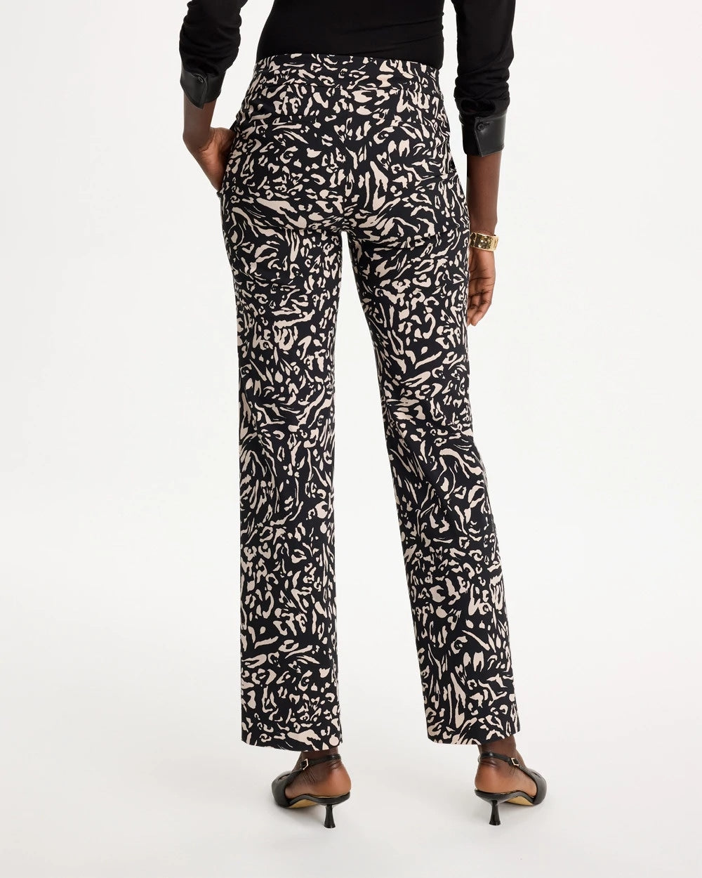 Floral Brigitte™ Straight Crop Pants - US 3664