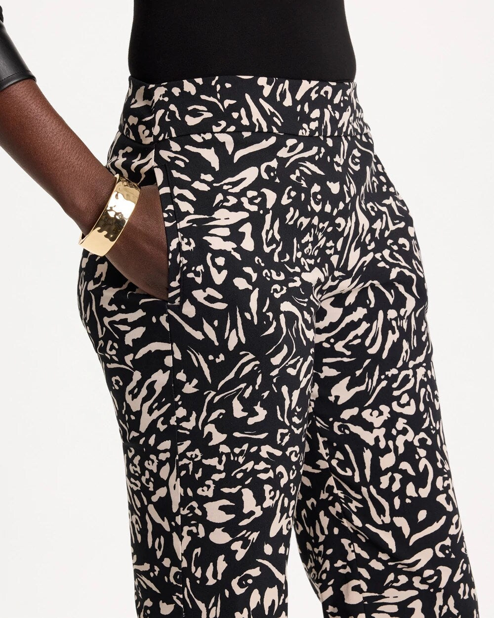 Floral Brigitte™ Straight Crop Pants - US 3664