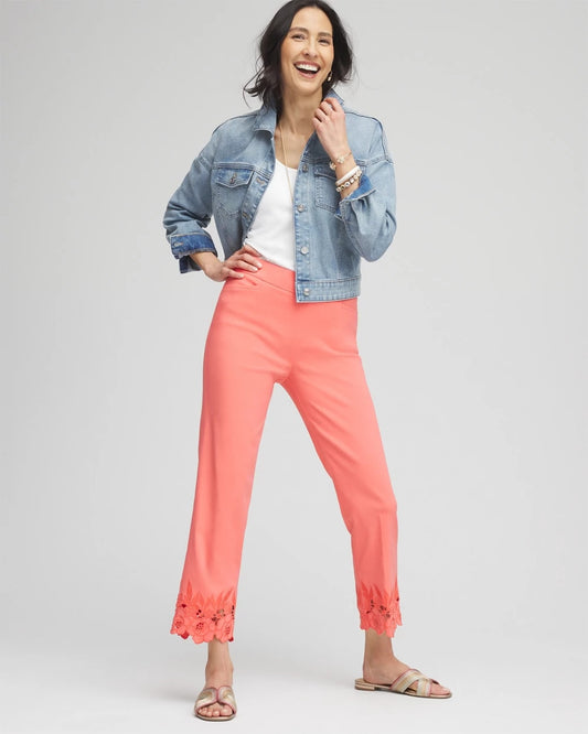 Brigitte™ Cutout Pull-On Cropped Pants - US 1262