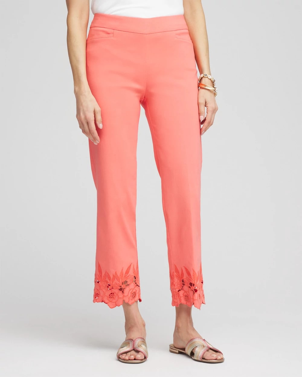 Brigitte™ Cutout Pull-On Cropped Pants - US 1262