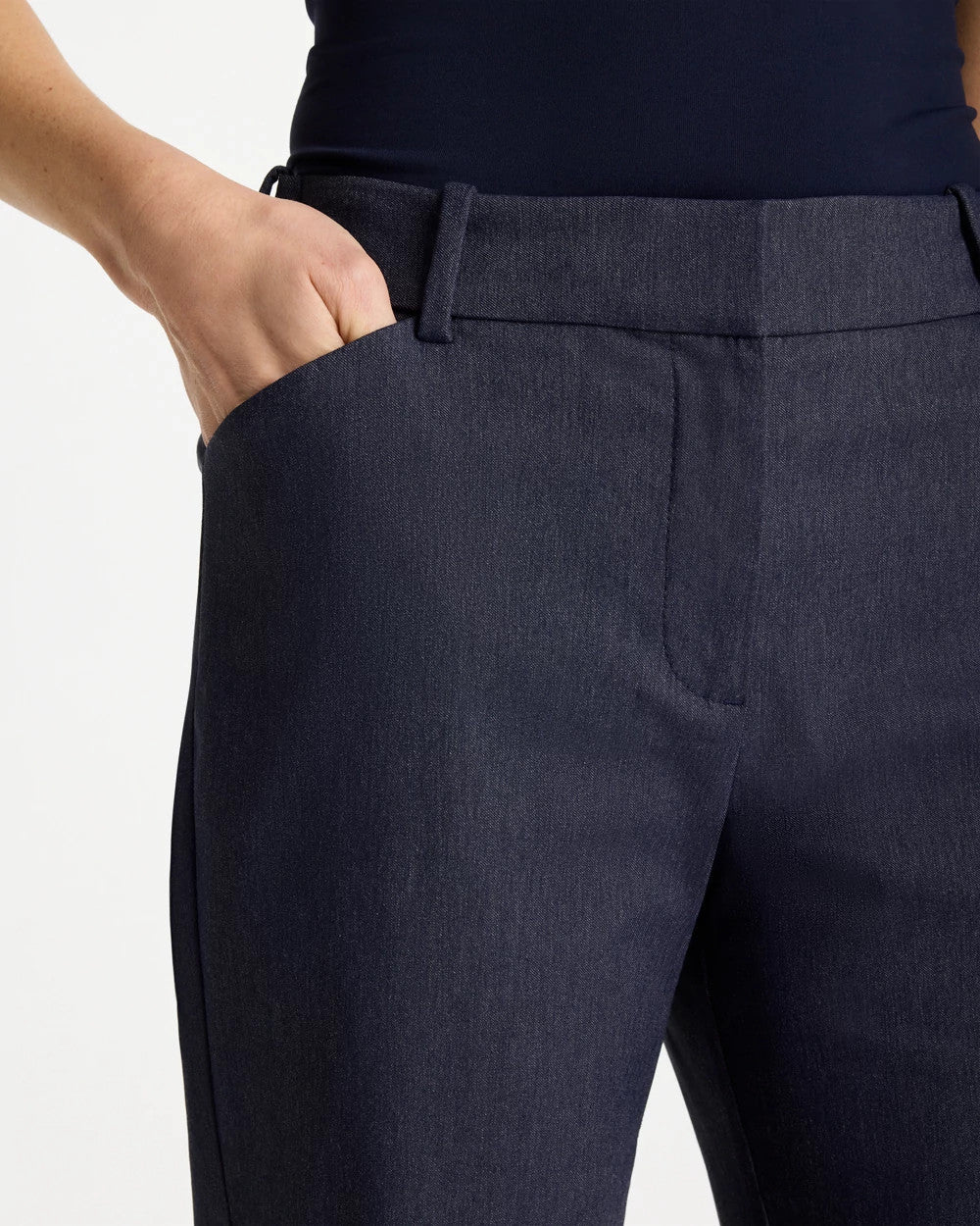 Emme Fly Front Straight Ankle Pants - US 2794