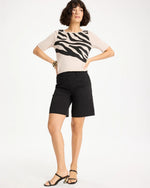 Emme Fly Front Sateen Shorts - US 3604