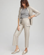 Zenergy® Luxe Foil Cashmere Blend Cargo Pants - US 0053