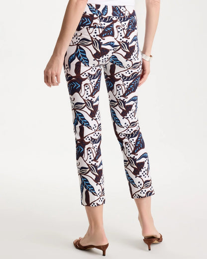 Forest Print Brigitte™ Slim Pull-On Crop Pant - US 9167