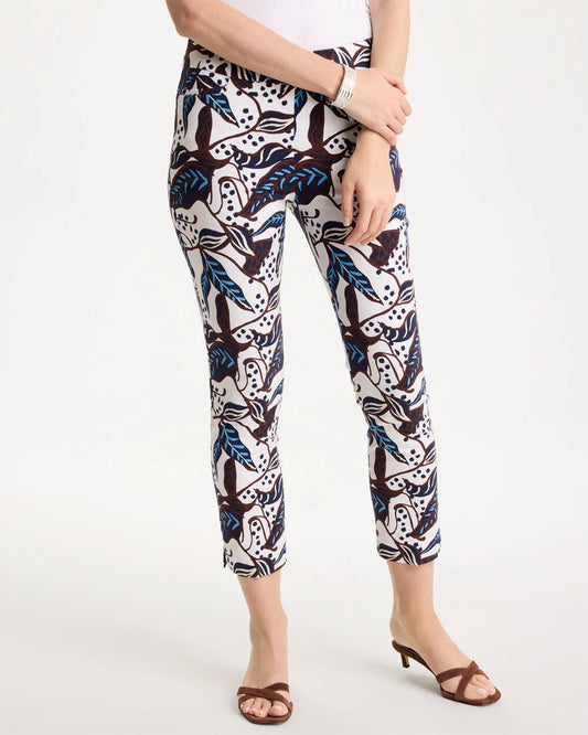 Forest Print Brigitte™ Slim Pull-On Crop Pant - US 9167