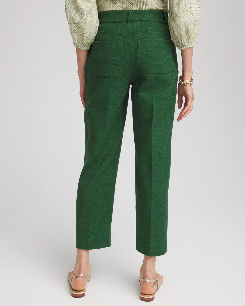 Cropped Straight-Leg Pants - US 8716
