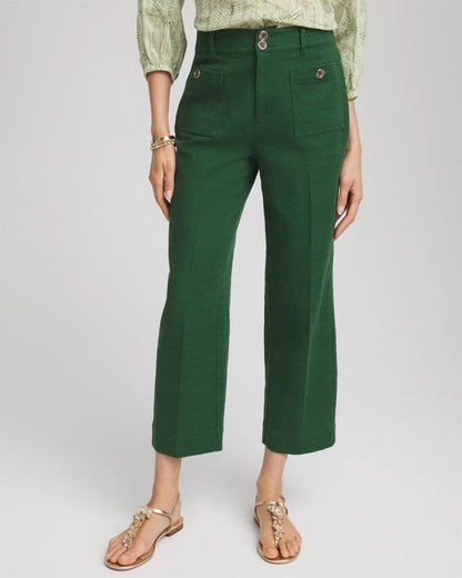 Cropped Straight-Leg Pants - US 8716