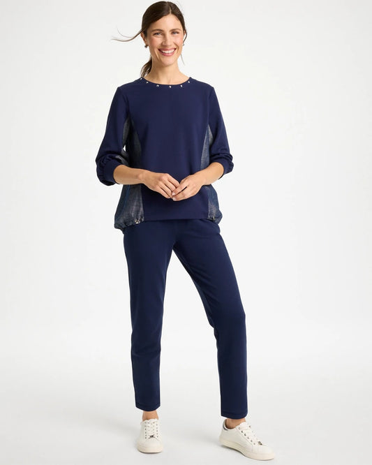 Zenergy® French Terry Pull-On Ankle Pants - US 4542