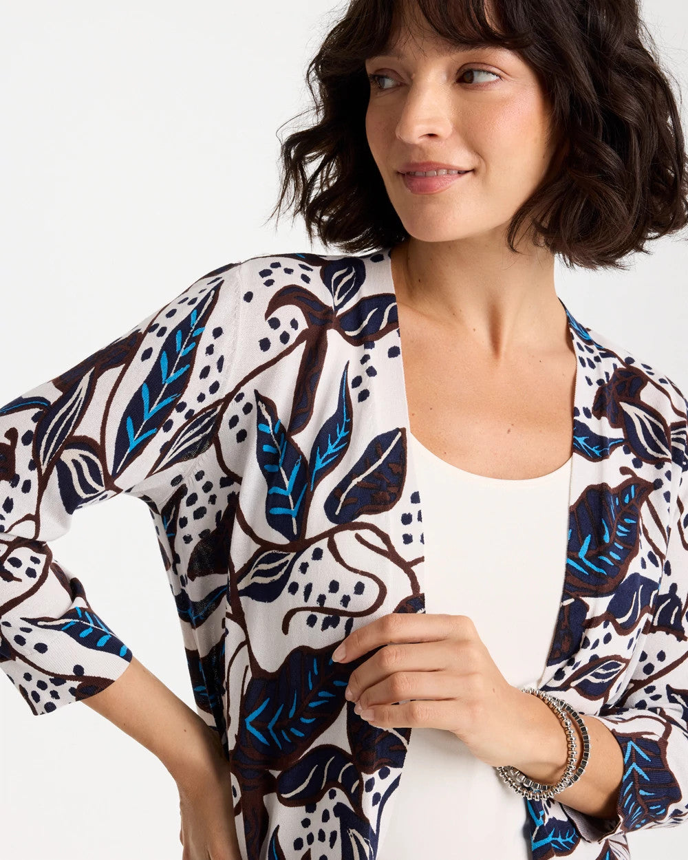 Printed Summer Romance Cardigan - US 5190