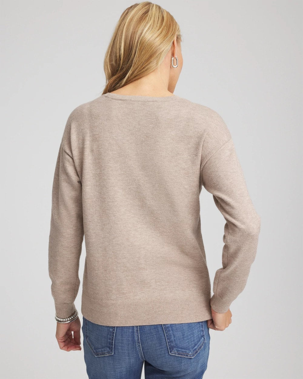 Floral Sequined Pullover - US 3861