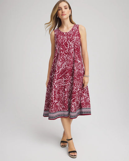 Zenergy® UPF Printed Midi Sports Dress - US 2556