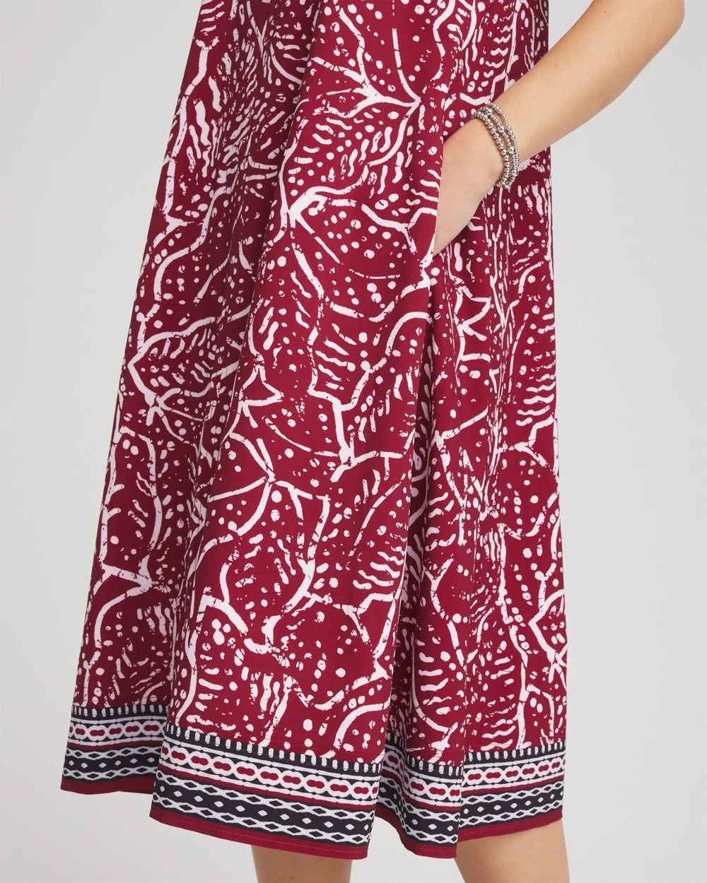 Zenergy® UPF Printed Midi Sports Dress - US 2556
