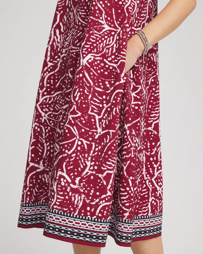Zenergy® UPF Printed Midi Sports Dress - US 2556