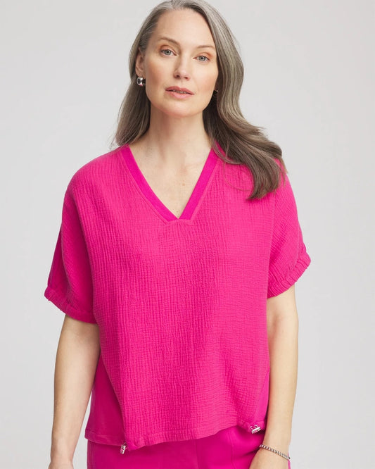Zenergy® Gauze Lounge Shirt - US 9030