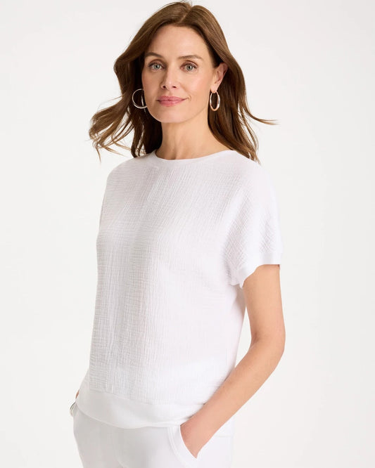 Zenergy® Gauze French Terry Mix Tee - US 3680