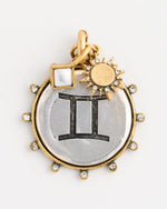 Gemini Zodiac Charm Pendant - US 5337