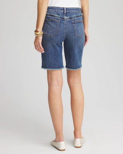 So Slimming® Girlfriend Frayed Jean Shorts - US 2006