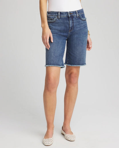 So Slimming® Girlfriend Frayed Jean Shorts - US 2006