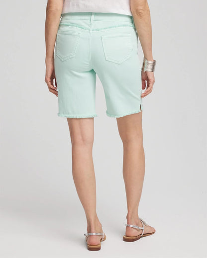 Girlfriend Fray Hem Shorts - US 6956