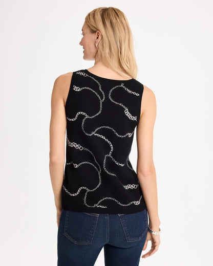 Ella Gilded Scoopneck Tank - US 7761