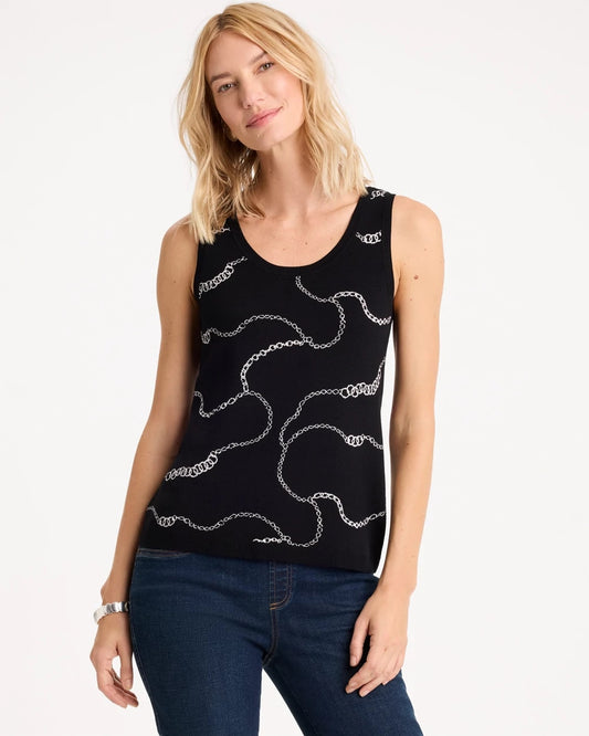 Ella Gilded Scoopneck Tank - US 7761