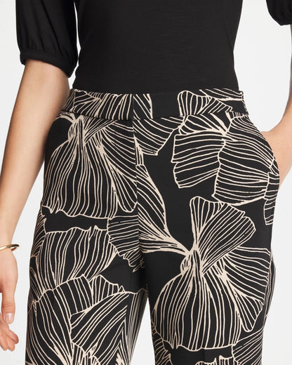 Ginkgo Crepe Tapered Ankle Pants - US 6618