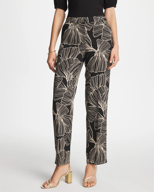 Ginkgo Crepe Tapered Ankle Pants - US 6618