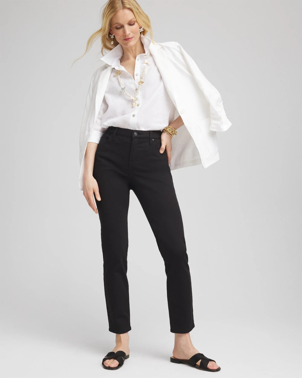Girlfriend Slim Ankle Jeans - US 0435