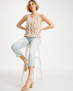 Girlfriend Slim Capri Jeans - US 7846