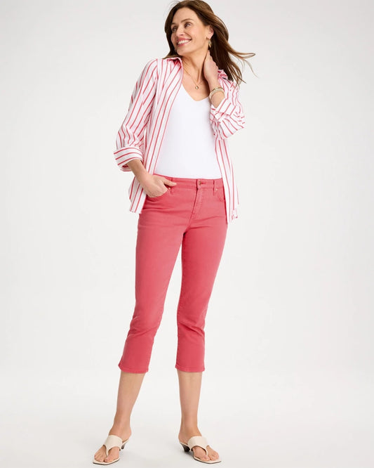 Girlfriend Slim Capri Jeans - US 6829